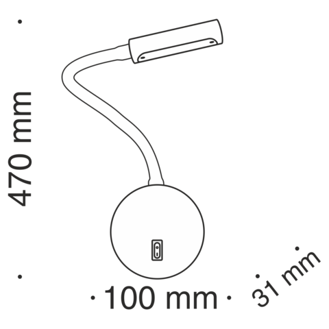 Бра Technical Stem C035WL-L3W3K