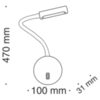 Бра Technical Stem C035WL-L3W3K