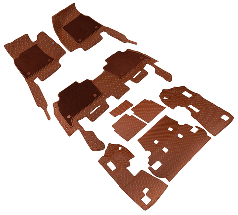 КОВРЫ 5D LUX В САЛОН + БАГАЖНИК (кожа+текстиль)