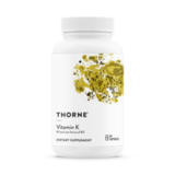 Витамин К, Vitamin K, Thorne Research, 60 капсул 1