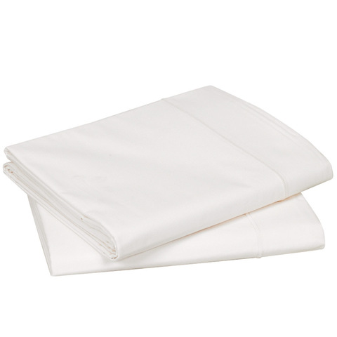 Простыня прямая 240x300 Blanc des Vosges сатин молочная