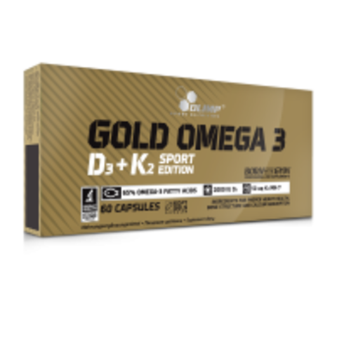 Olimp Gold Omega 3 D3+K2 Sport Edition 60 капсул