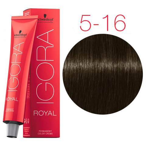 Schwarzkopf Igora Royal Earthy Clay 5-16 (Светлый коричневый сандрэ шоколадный) - Краска для волос