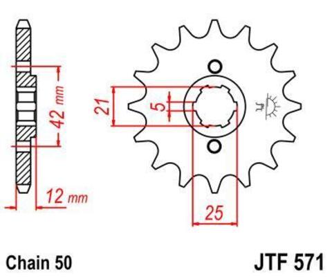 Звезда ведущая JTF571 16