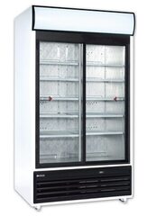 Шкаф холодильный с двумя стеклянными дверьми-купе и канапе 945 л, 164 кг Ugur