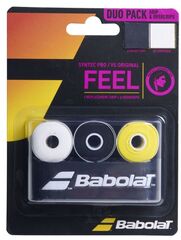 Намотки теннисные Babolat DUO Pack RAFA Syntec Pro x1 + VS Original x3 - black/yellow/white