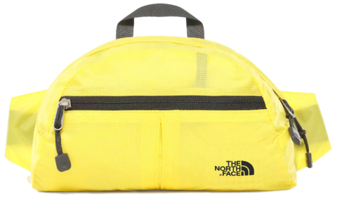 Картинка сумка поясная The North Face Flyweight Lumbar Lemon - 1