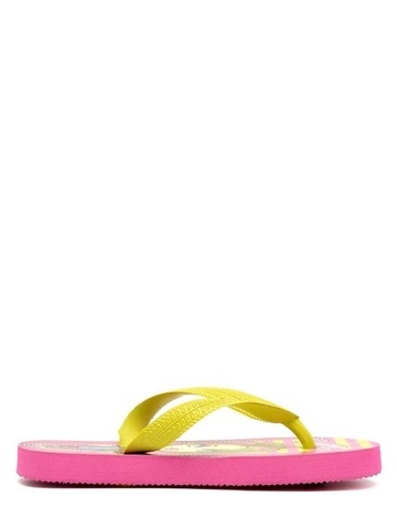 Шлепанцы Монстер Хай (Monster High) пляжные сланцы для девочек, цвет розовый желтый. Изображение 5 из 8.