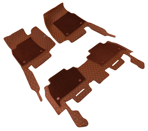 КОВРЫ 5D LUX В САЛОН + БАГАЖНИК (кожа+текстиль)