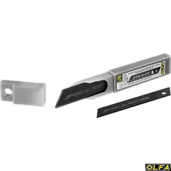 OLFA 18 мм, 5 шт, в пластиковом кейсе + блистер, тефлоновые сегментированые лезвия (OL-LFB-5B)