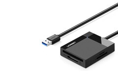 Переходник Ugreen CR125 USB 3.0 All-in-One Card Reader 50cm 4in1, 30333