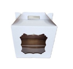 Коробка для торта с ручками 30х30х30