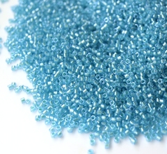 DB-1708 Mint pearl lined ocean blue