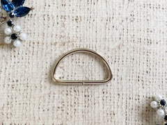 Полукольцо металлическое, ш. 32 мм, h 2,5 мм, 3,44 гр, никель