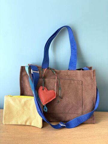 Сумка Aika Bags Шопер канвас шоколад