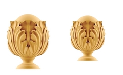 Силиконовый молд № 1044 ручка/шишка