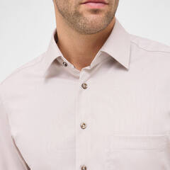 Сорочка мужская Eterna Modern Fit 8464-X181-21 из фактурной ткани бежевая