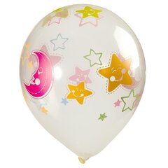 
          Шар воздушный прозрачный Alingar, №12, с рисунком Звезды, 100шт/уп, пакет с европодвесом