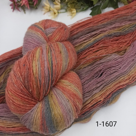 Дундага 6/1 шерсть секционного окрашивания 01-1607 420м/100гр