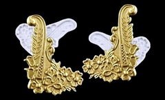 Два силиконовых молда набор Вензель угловой левый и правый