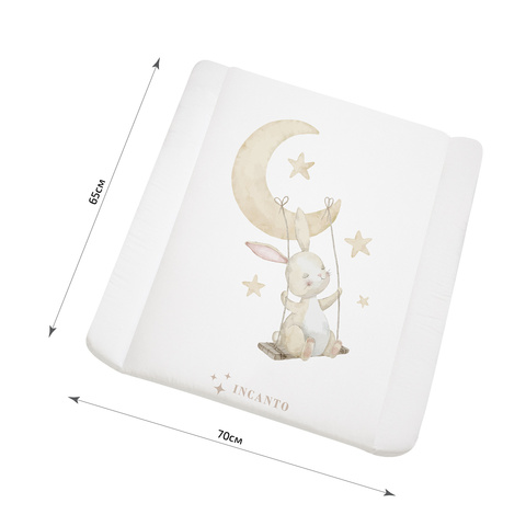 Матрас для пеленания Зайка цвет белый