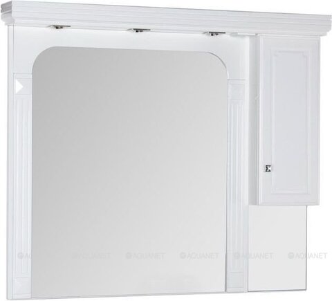 Aquanet 171012 Компл.2 - Зеркало Фредерика New 140 цв.белый (171012)