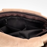 Сумка Саломея 204 эко-замша песочный