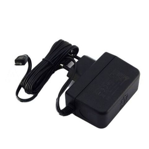 Raspberry Pi 3 Model B Блок питания Official Power Supply Retail, Black, 5.1V, 2.5A, Cable 1.5 m, Micro USB-B output jack, для Raspberry Pi 3 B/B+  (182-5739) 177-0223 (182-5739)