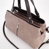 Сумка Саломея 198 македония тауп + шоколад