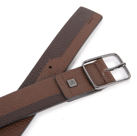 Ремень мужской Piquadro Kobe CU4993S105/TM тёмно-коричневый натур.кожа