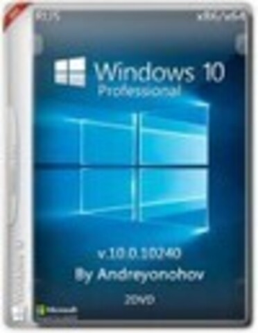 Windows 10 Pro VL 10.0.10240 x86/x64 2DVD by Andreyonohov [2015, RUS]