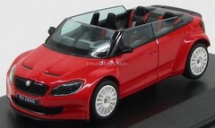 Skoda Fabia RS2000 Concept Car 2011 Ferrari red/white Steels Abrex 1:43