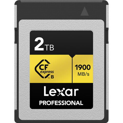 Карта памяти Lexar Cfexpress B 2TB Professional 1750 / 1500 MB/s GOLD