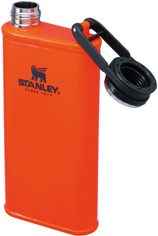 Картинка фляга для алкоголя Stanley classic pocket flask 0.23l Blaze Orange - 2