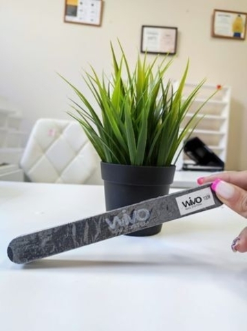 Сменные файлы для основы WIVO чёрные прямые 180 грит ( 180×20 мм) 25 шт