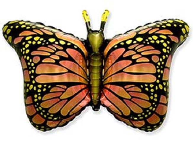 F Фигура, Бабочка, крылья оранжевые, 38