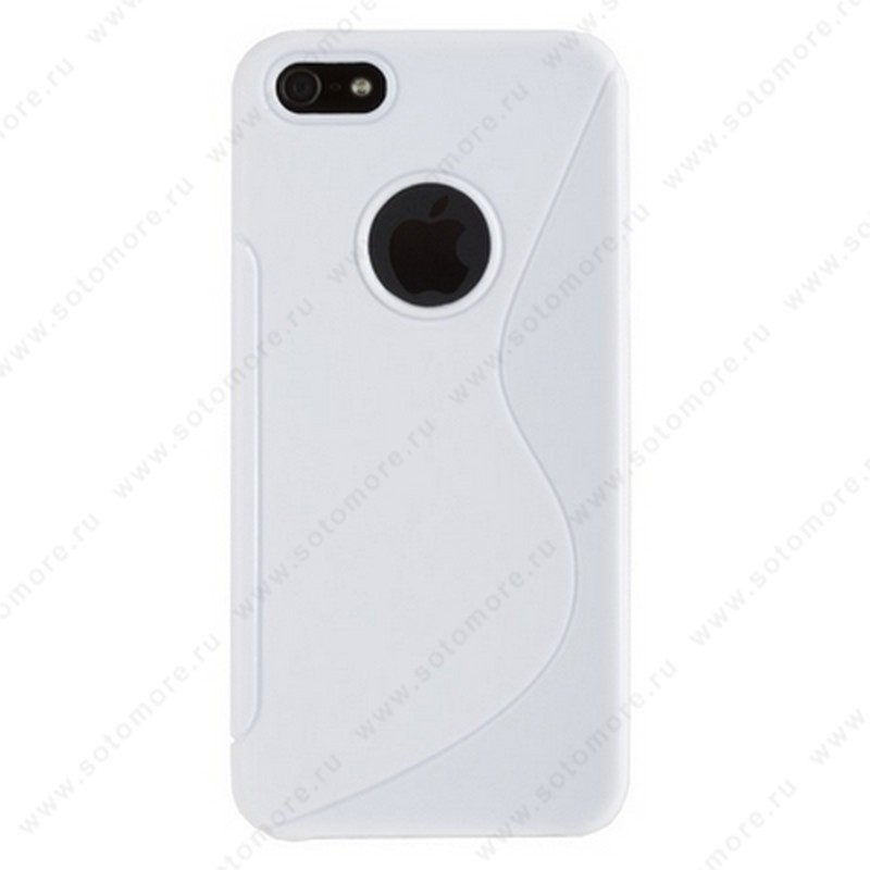 Накладка силиконовый для Apple iPhone SE/ 5s/ 5C/ 5 жесткий белый