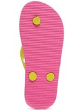 Шлепанцы Монстер Хай (Monster High) пляжные сланцы для девочек, цвет розовый желтый. Изображение 7 из 8.