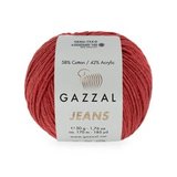 Пряжа Gazzal Jeans 1137 красный