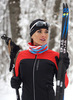 Женский утеплённый лыжный костюм Nordski Active Base Black/Red 2020 без лямок