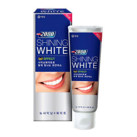 KeraSys Dental Clinic 2080 Shining White - Паста зубная отбеливающая Сияющая белизна