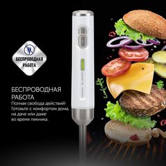 Блендер погружной 700 Вт, 2 скор, Polaris, PHB 0746 CordLess, бел