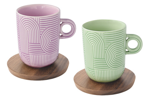 Набор кружек 2шт 350мл Easy Life Радуга el-r1780/tlo3