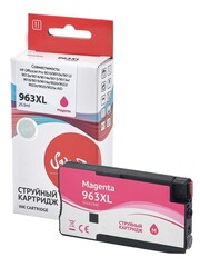Струйный картридж Sakura 3JA28AE (№963XL Magenta) для HP OfficeJet Pro 9010, 9010e, 9012, 9012e, 9014, 9014e, 9015, 9015e, 9016, 9019, 9019e, 9020, 9022, 9022e, 9025, 9025e AIO, пигментный тип чернил, пурпурный, 25,5 мл., 1600 к.