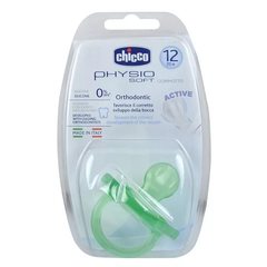 Пустышка Physio Soft,1шт.,12мес.+,силикон, (сиреневый)