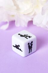 Игральный кубик Eromantica «Позы страсти» - 