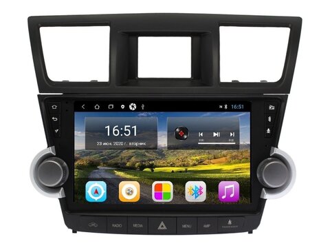 Магнитола Toyota Highlander (2008-2013) Android 11 2/32GB IPS AHD модель TK-1264T3