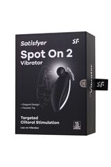 Черный вибростимулятор клитора Satisfyer Spot On 2 - 