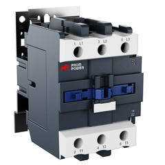 Контактор JLC1-D80-11-F5 (AC110), номинальный ток 80A, 3 полюса, доп контакты 1НО+1НЗ, напряжение катушки 110VAC