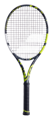 Теннисная ракетка Babolat Pure Aero 98 - grey/yellow/white + струны + натяжка в подарок